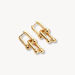 Chunky U-Link Earrings